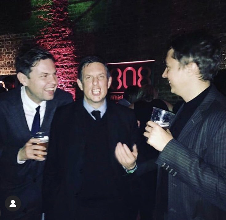 I include a photo of my deputy ed Niall and assistant ed Chris laughing at my terrible jokes at the Q awards two years ago because I am an egomaniac, I miss them and I wish we were in The Cross Keys right now 4