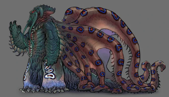 🐙 クトゥルフ(?)一枚🐙 