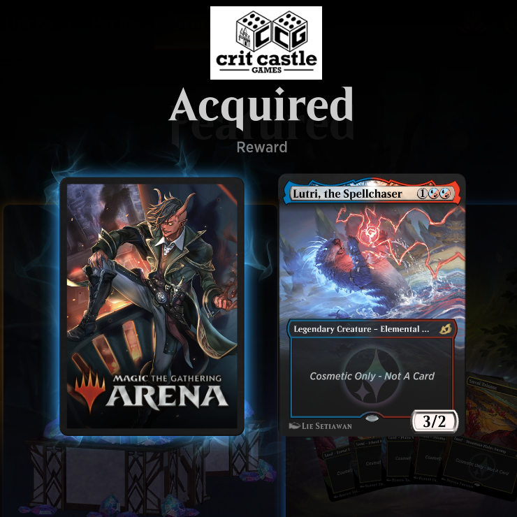 bauer8906's tweet photo. I am running behind in my posting, but my local store #CritCastle (https://t.co/C3r1AmWY18) got me the code for completing the #FNMatHome: Historic Brawl. I love the sleeve! #WizardsCreator #ad #Sponsored #MTG #MTGCommunity #SupportyourLCS #grindgaming https://t.co/A3eb4gdKbc