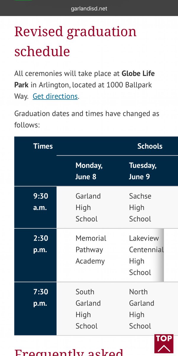 shsclass2020's tweet photo. CLASS OF 2020.... GRADUATION IS HAPPENING @ GLOBAL LIFE PARK. Sachse High seniors our ceremony will take place on Tuesday, June 9th at 9:30 am ! #wedidit #GraduateTogether https://t.co/Isaj65WRFX