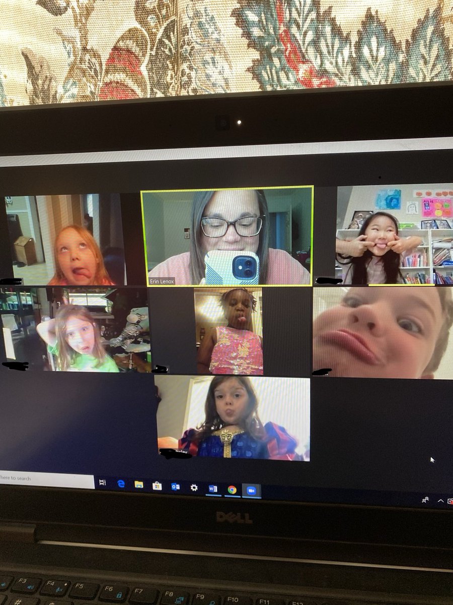 LenoxErin's tweet photo. This morning we wrapped up our Zoom meetings by sharing our favorite memories from this year and having a GoNoodle dance party! I love these kiddos BIG! 💃🏻 #SudduthAtHome #StarkvilleSpark https://t.co/J0Fi2H5jvO