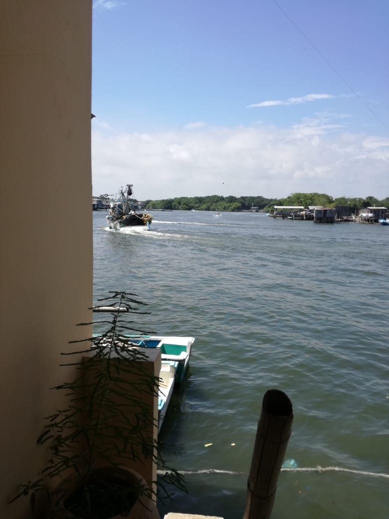 uoppao's tweet photo. En Puerto Bolívar estos barcos salen todo el día a faenar y desembarcan la pesca sin que nadie los controle, Están depredando nuestros mares y nos estan dejando sin recursos.
Esta embarcación se llama "Capitan Santos" que llega con pesca. https://t.co/CX0H0obsod
