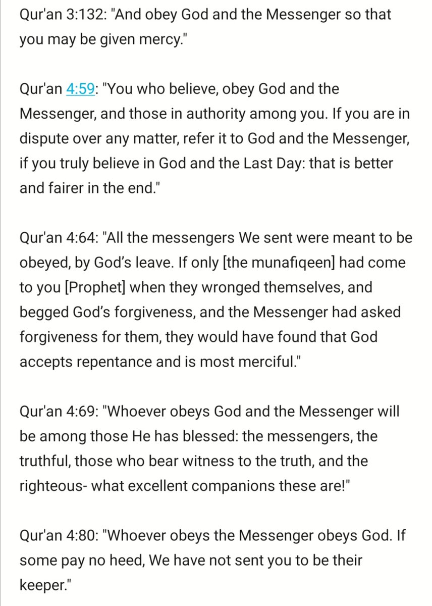 Alongside this 'aqli case for the Sunnah, here are some Qur'anic verses which seem to be pointers in favour of it (1/2):