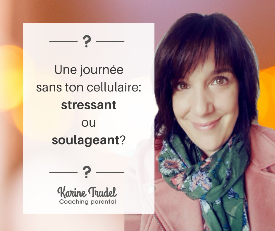 karinetrudel's tweet photo. J'avoue que de mon côté, oublier mon cellulaire veut aussi dire me couper de mon outil de travail, mais honnêtement, j'apprécie passer du temps sans mon cellulaire bien que j'ai du mal à m'imaginer passer 1 journée entière sans cellulaire.

Et toi? 
#karinetrudelcoaching https://t.co/8mG6jCOhEB