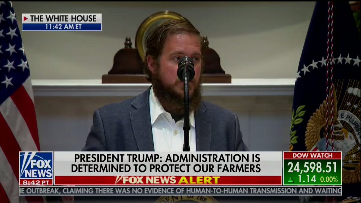 It's businessperson open mic time at the White House