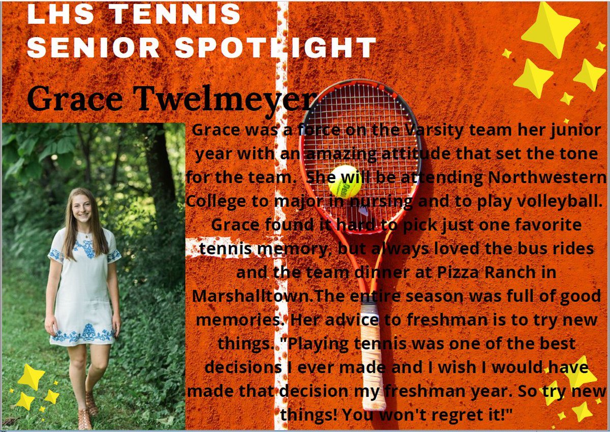 Senior Grace Twelmeyer🎉