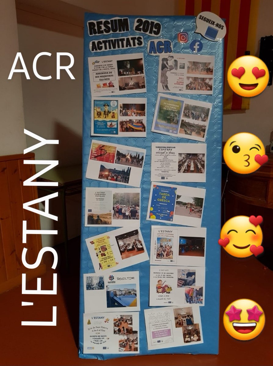 AcrEstany's tweet photo. Aviat hi tornarem, cuideu-vos
#viulestany #acrestany #moianes #cultura #festa https://t.co/4C9MCkkqeS