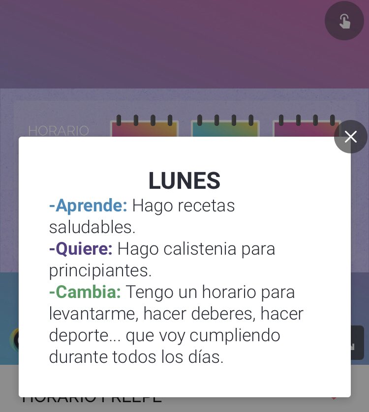 fer_carmu's tweet photo. #freePE @gloriaherrero A una semana de empezar a reflexionar sobre la consecución de objetivos, hay verdaderas maravillas en términos de autonomía y responsabilidad 😬😬 comparto un horario que a una alumna le permite organizarse a lo largo de la semana 🎯 @JB_EF @Carlos3Aranda https://t.co/rVpr9iqOye