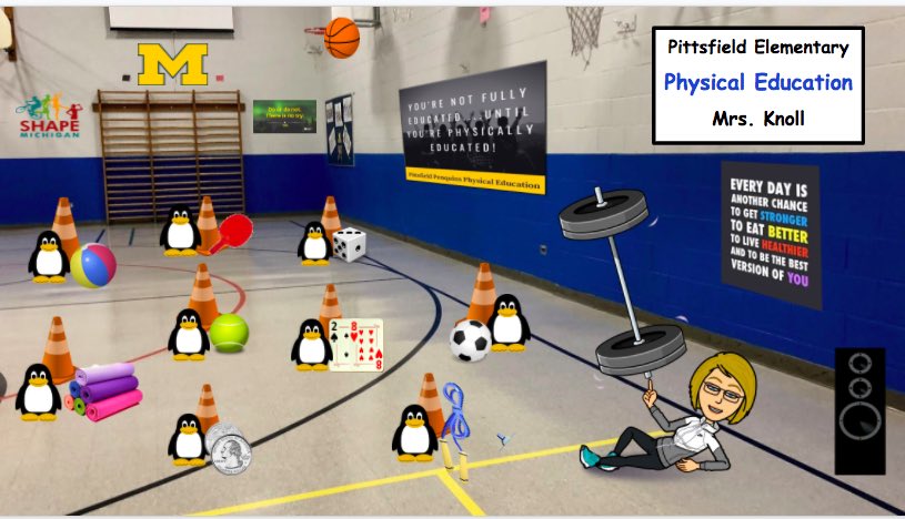 I joined the crowd... my virtual classroom!! All linked to ‘at-home’ PE activities!  <a href="/SHAPEMichigan/">SHAPE Michigan</a> <a href="/PittsfieldPe/">A2PittsfieldPE</a> <a href="/A2PittsfieldSch/">Pittsfield Elementary</a> #PE