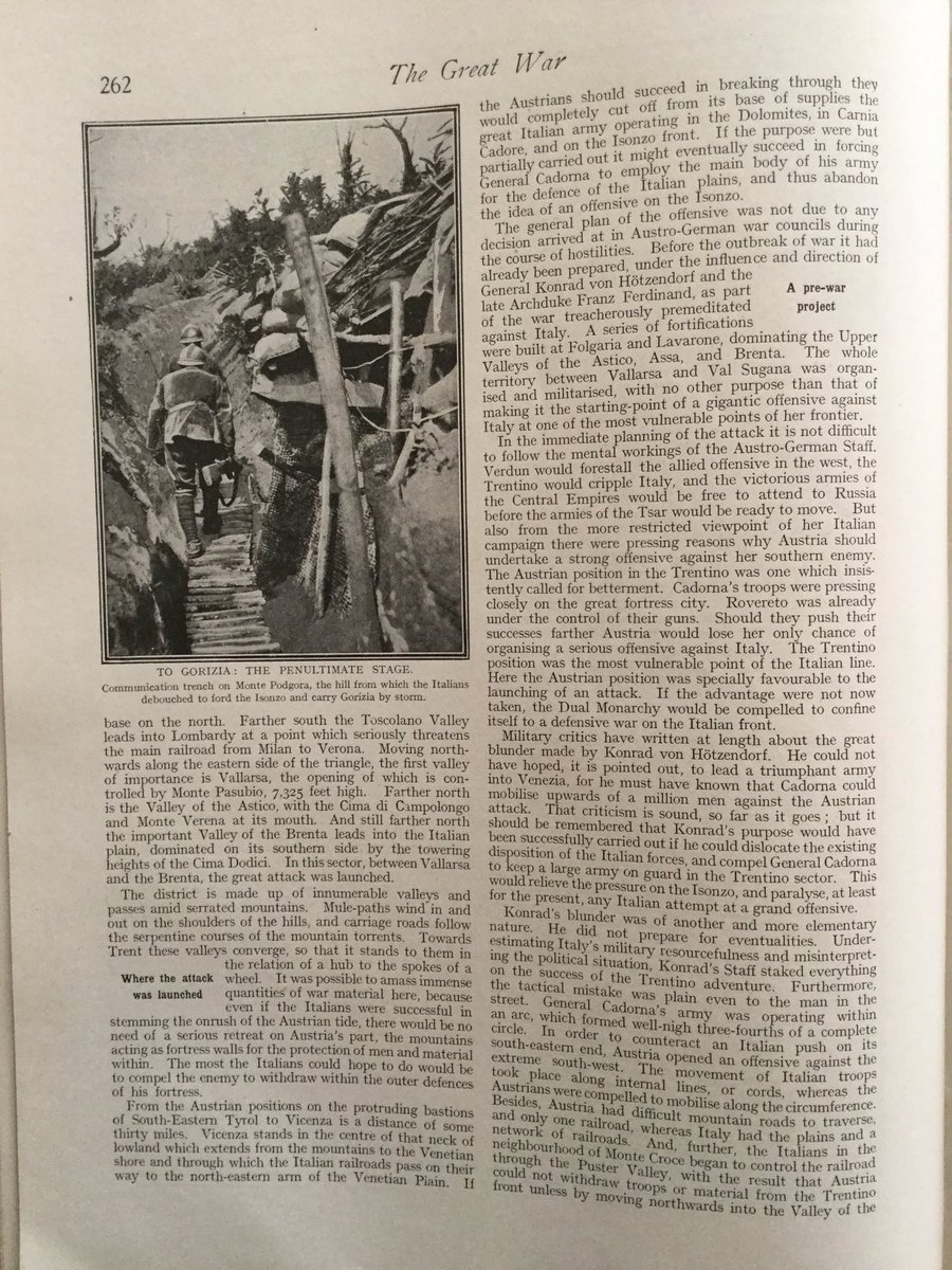 In the Trentino: Austrian Advance & Italian Counter-Attack 1916I dug out vol 7 way back for 100th Jutland anniversary, 31st May 1916. My mobility is now not as good, so getting to the other vols. is difficult....to cont.2/13