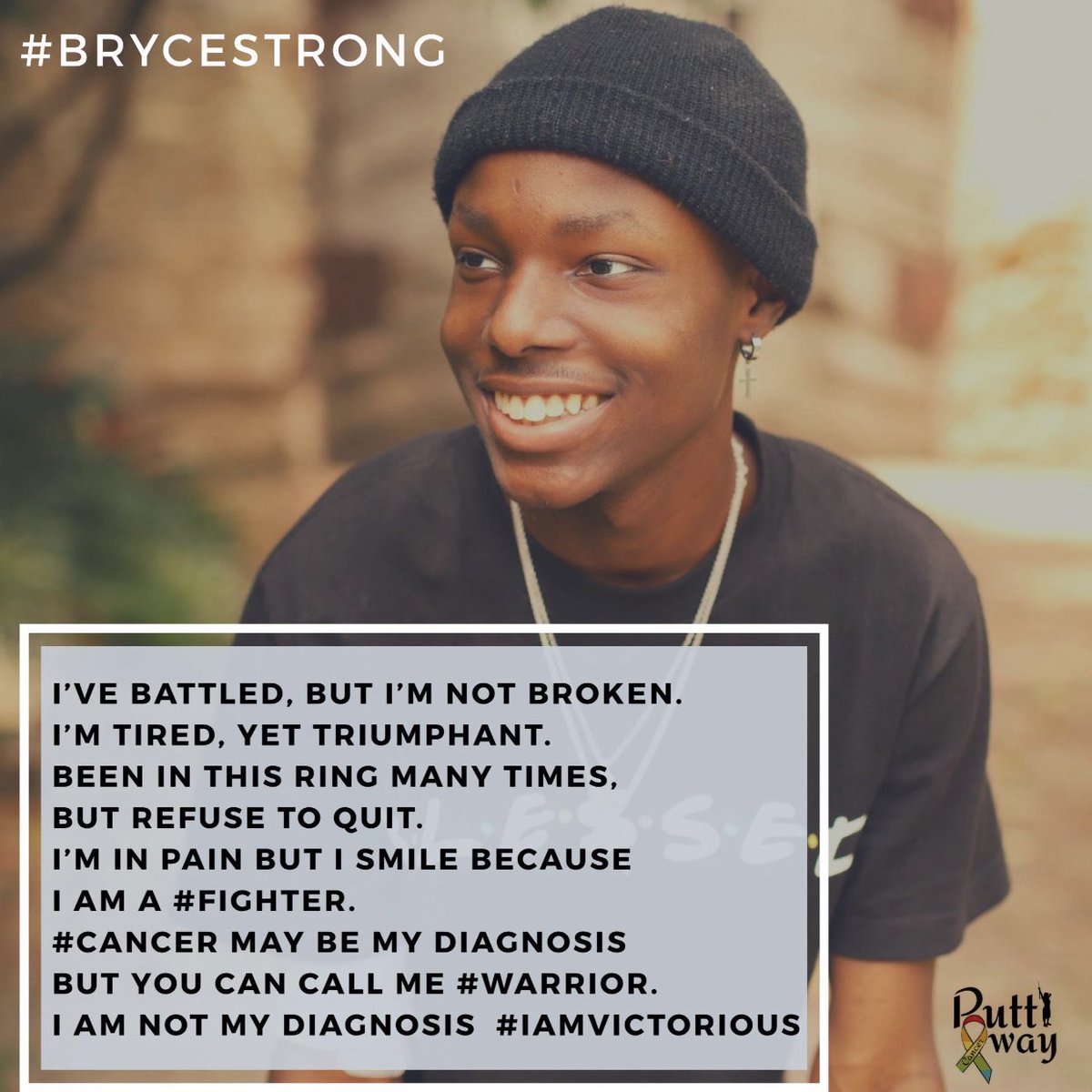 dianawisdom's tweet photo. 🧡🎗 @PuttAway_Cancer @BryceWisdom20 @RWisdom12 @RashadWisdom @IamSeanUareNot https://t.co/WM4iVJNyBw