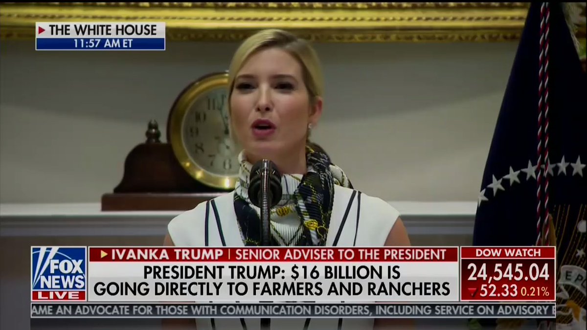 i'm not sure why Ivanka is here but here she is