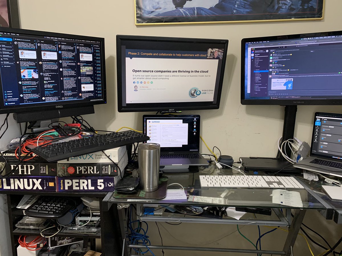 AnotherMySQLDBA's tweet image. #perconalive day
