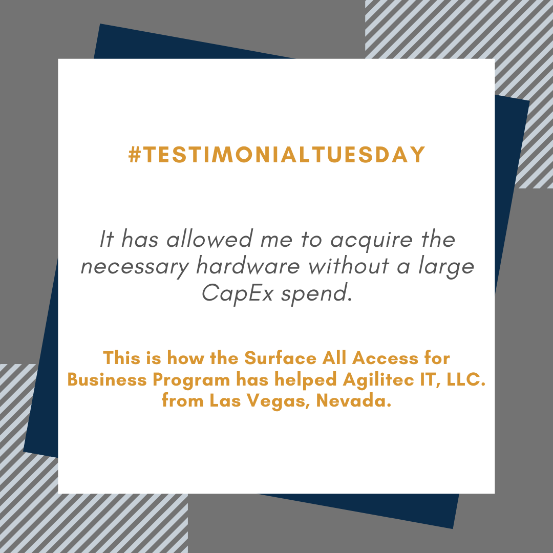 LiftForward's tweet image. #TestimonialTuesday The #SAAFB Program could help your business like it helped Agilitec IT, LLC!