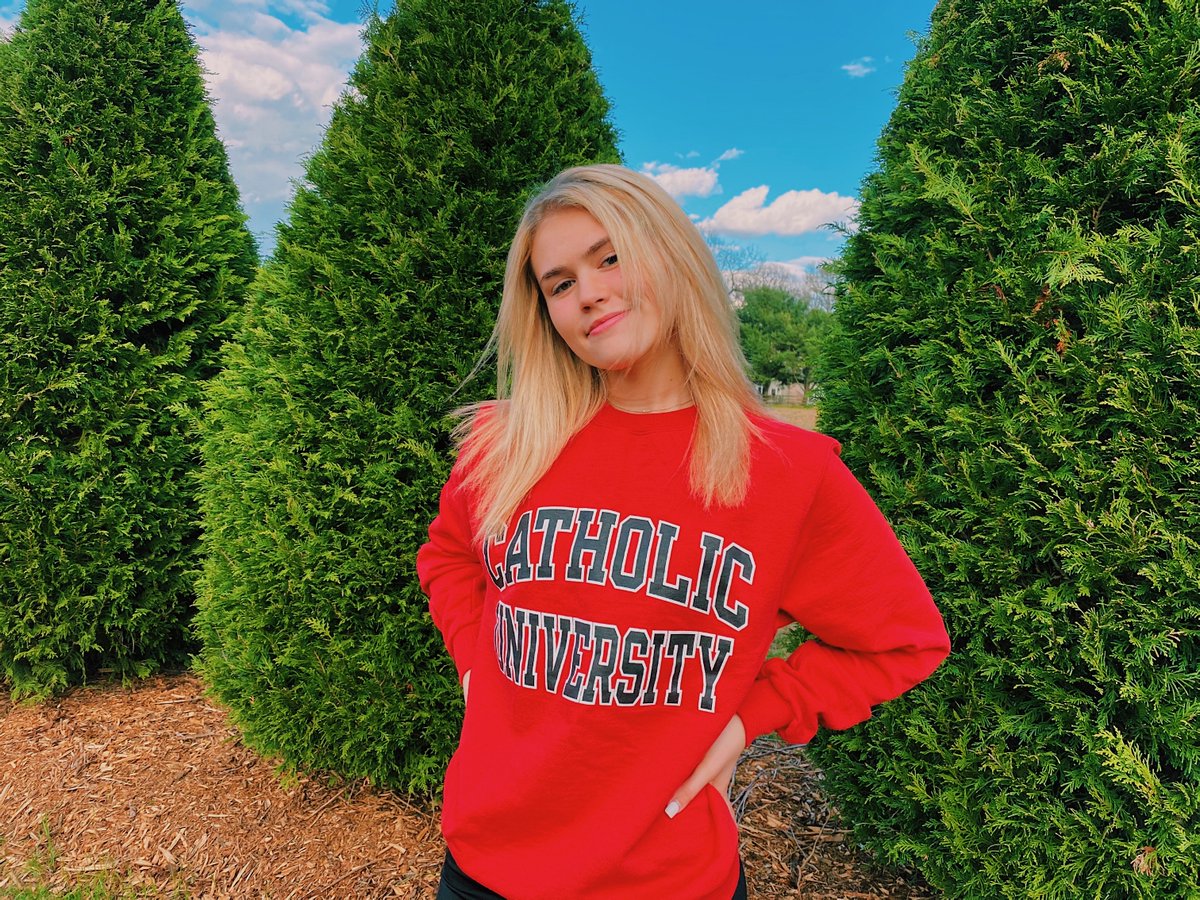 BishopEustace's tweet photo. #BE20GoesToCollege- Congrats to Marissa Stambaugh on her acceptance and decision to attend Catholic University. She will be majoring in psychology. Marissa chose Catholic for its exciting location and new opportunities. #WeAreEustace #TraditionStrong https://t.co/aIpNLEqoXX