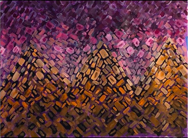 Beautiful new work by Lynne-Rachel Altman, Where darkness and lightness dwell, acrylic on paper. 

#lynnerachelaltman #localartists #ccaa #bayareaart #painting