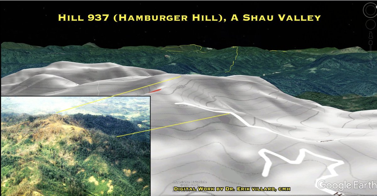 11 of XVIII: A stable South probably could not be realized w/o US and ARVN forces taking Au Shau Valley from the North. Some historians argue that the area was likely to serve as a jumping off point for another Northern offensive.[image c/o of  @erikhistorian]