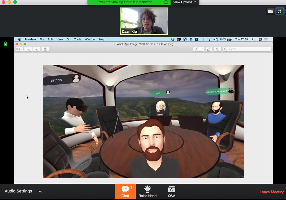 The simplicity for small meetings &amp; collaborations was what <a href="/DaanKip/">Daan Kip</a> liked most about Meet in VR. New functions are coming on board all the time too... #SocialVRPlatforms <a href="/lavalvirtual/">Laval Virtual</a> <a href="/AshaMarie18/">Asha Easton</a>