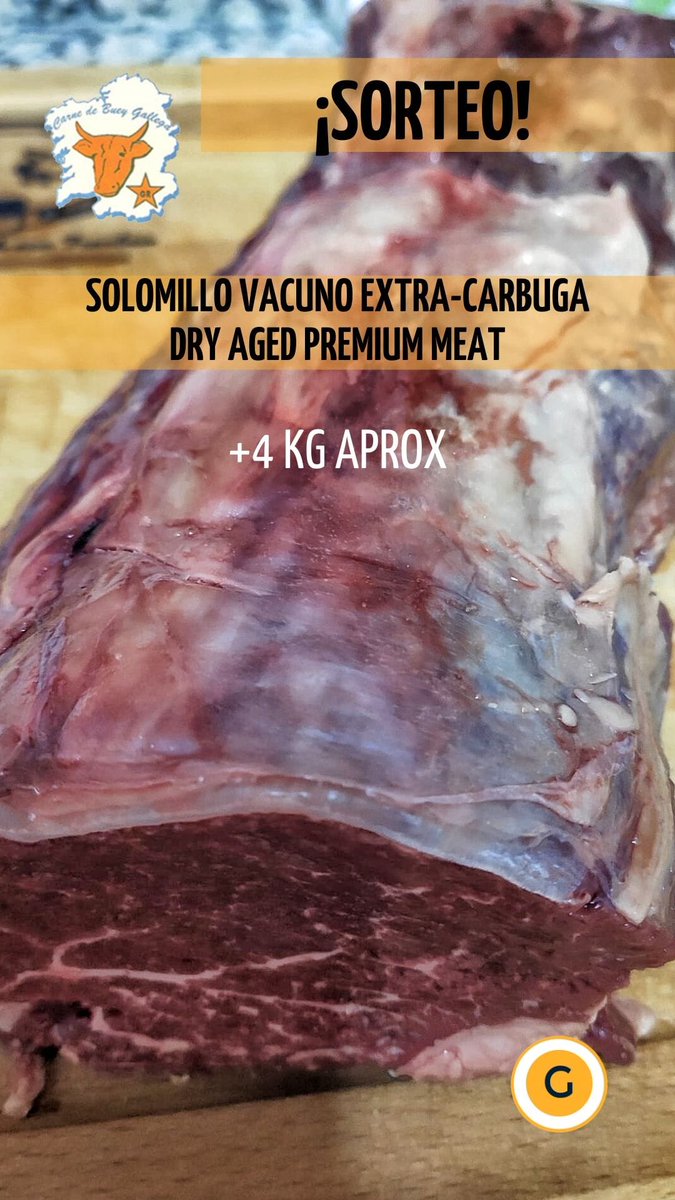 gastrocolegas's tweet photo. Tenemos un súper #gastrosorteo en nuestra cuenta de Instagram 💥💥💥 No os perdáis esta bestia de solomillaco de 4kg 🌟by @CarbugaSL #gastrocolegas #gastronomy #foodlovers #carbugamente https://t.co/vabzWjG14K