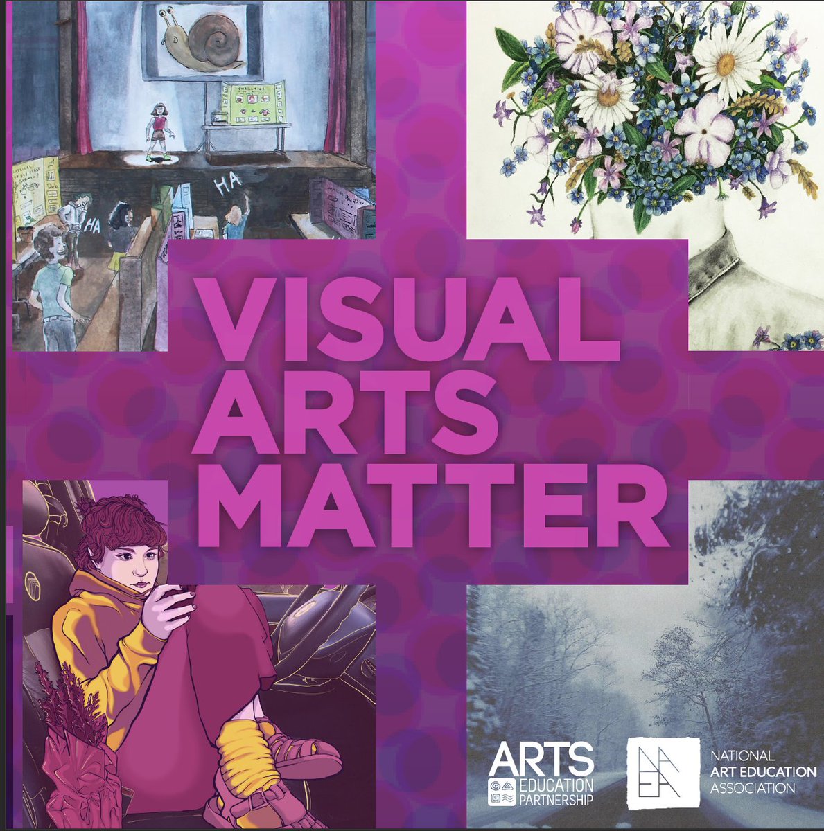 NAEA's tweet photo. This resource, developed through a partnership between NAEA and the Arts Education Partnership (AEP) to provide support as you advocate for Visual Arts programs and Visual Arts teaching positions, can be downloaded here:
https://t.co/JOrtDO2nAj https://t.co/bkp2W8HKEn