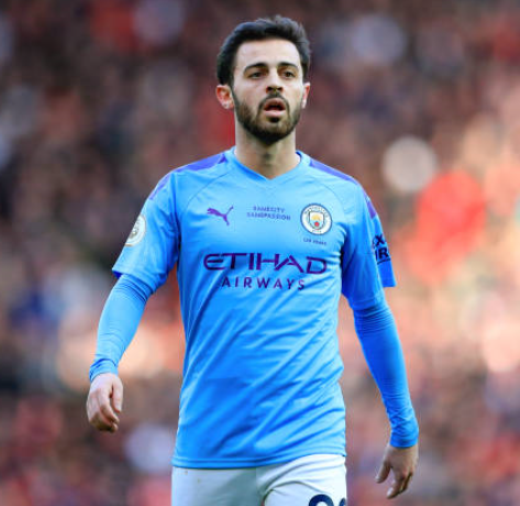 サンチェス セルジ ロベルト ベルナルド シウバ バルセロナの番とマンチェスター シティの番