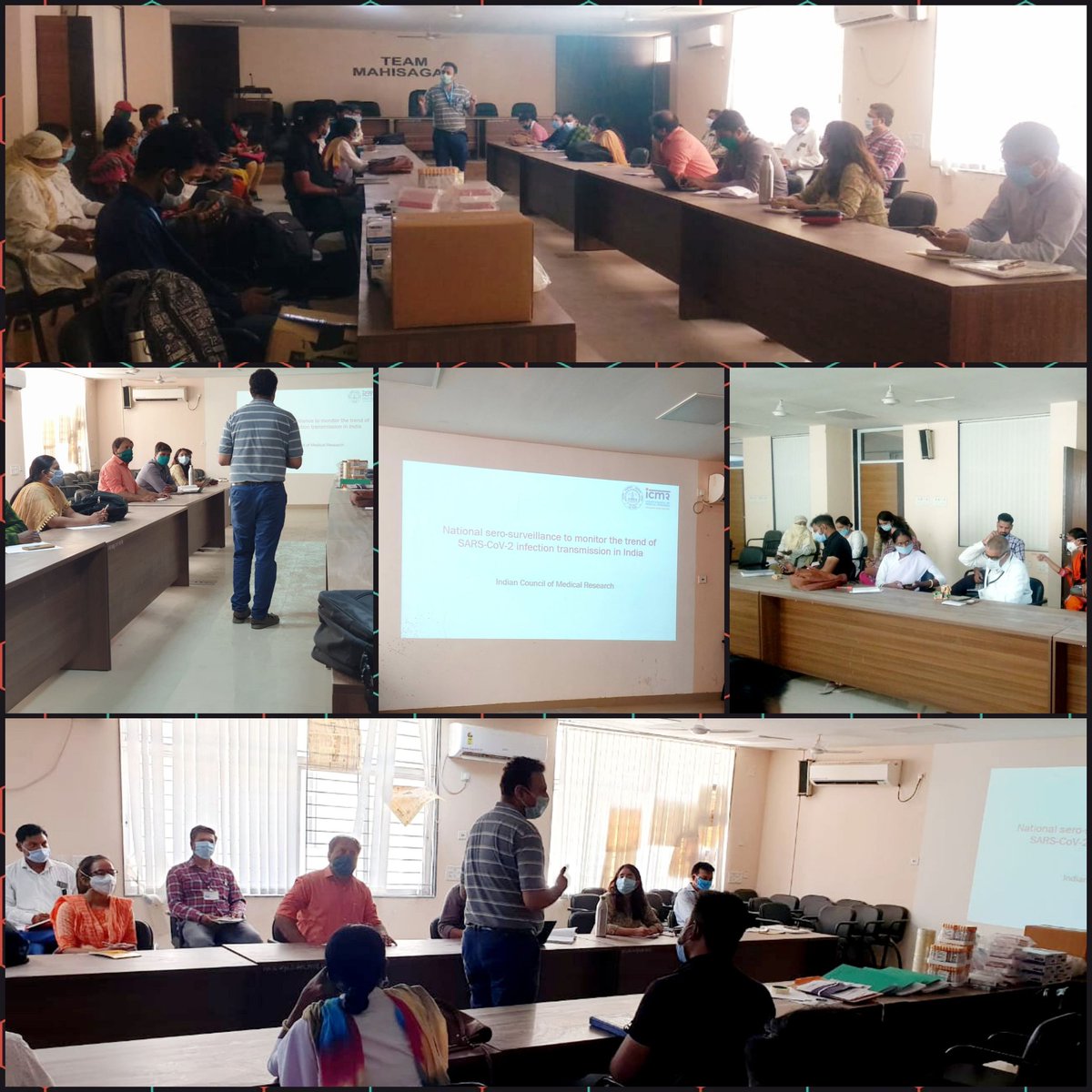 vaidehigohil's tweet photo. Got trained by ICMR faculty as one of the Supervisor for Mahisagar district in "National Sero-surveillance to monitor the trend of SARS-CoV2 infection transmission in India" #Mahisagar #Gujarat #ICMR #RMT #GCSMC https://t.co/z1TBeIAC9X