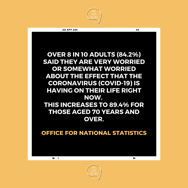 we_are_being's tweet photo. We are with you and also have our concerns. As well as all the fears and feelings of uncertainty we have, we would also like to take this time to consider the other side of things and look at the tremendous work being done to ensure we get the best chances to beat this #wellbeing https://t.co/VhgWF4mVEf