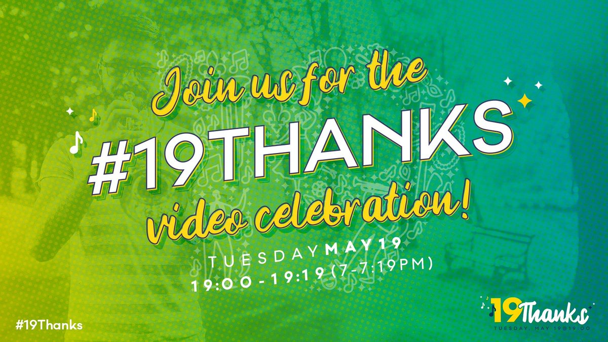 19Thanx's tweet photo. Tune in tonight @ 7 PM on our FB page for a video premiere event to celebrate Louisiana's essential workers! 👉https://t.co/X0XbpuIcfl (Tap "Get Reminder" on the FB post to be notified when the event begins). #19Thanks https://t.co/R91iLjDYG1