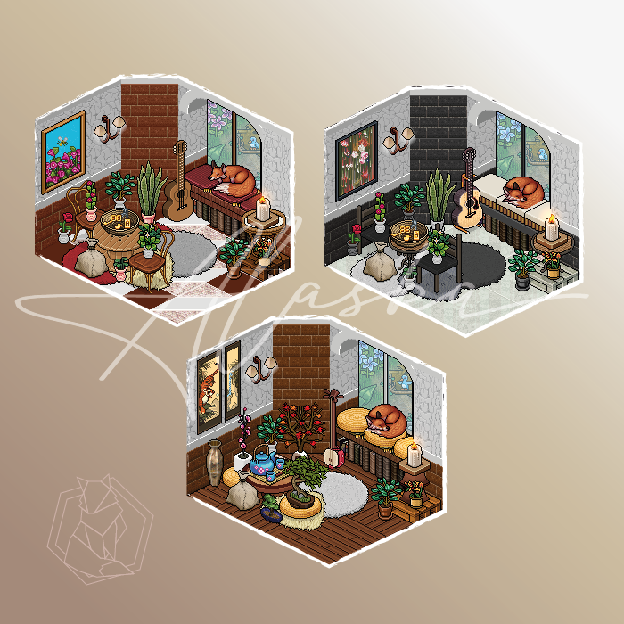 -,' 𝙸𝚍𝚎𝚊𝚜 𝚍𝚎𝚌𝚘𝚛𝚊𝚝𝚒𝚗𝚐 🦊

1 same piece, 3 different styles. #Alaska

🌿 Built on <a href="/habboxfrance/">Habbox</a> > habbox.fr

#Habbo #BuildHabbo #HabboBuild #decoration #room