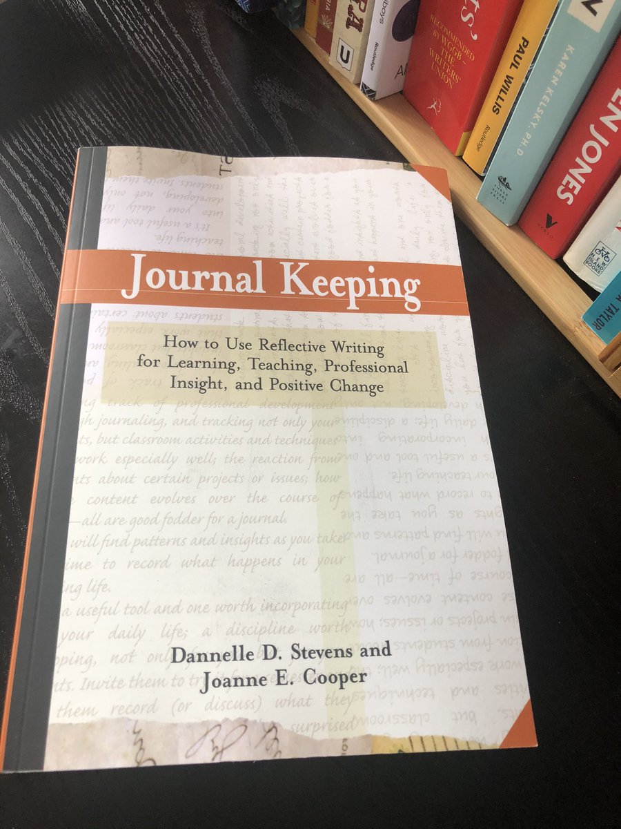 jess_mannion's tweet photo. Most of my books are trapped at work but slowly building my home office collection. This arrived today 🤓📚 #JournalKeeping #reading #books #PhD #reflection #teaching https://t.co/EyfkkTSdAz