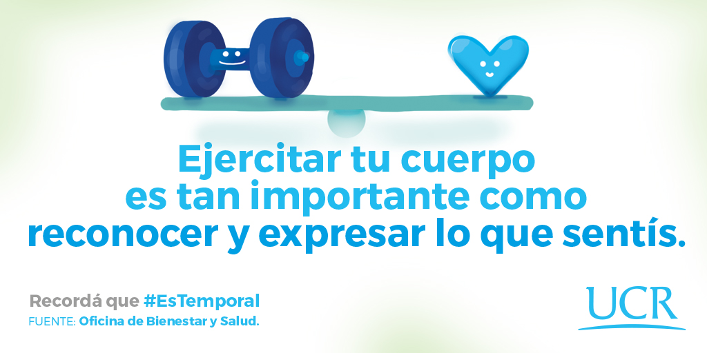 UniversidadCR's tweet photo. Cada persona enfrenta de forma distinta este periodo de cambios, pero la necesidad de cuidar el estado físico y mental aplica por igual. #COVID19 #EsTemporal https://t.co/3d2biCtDFq