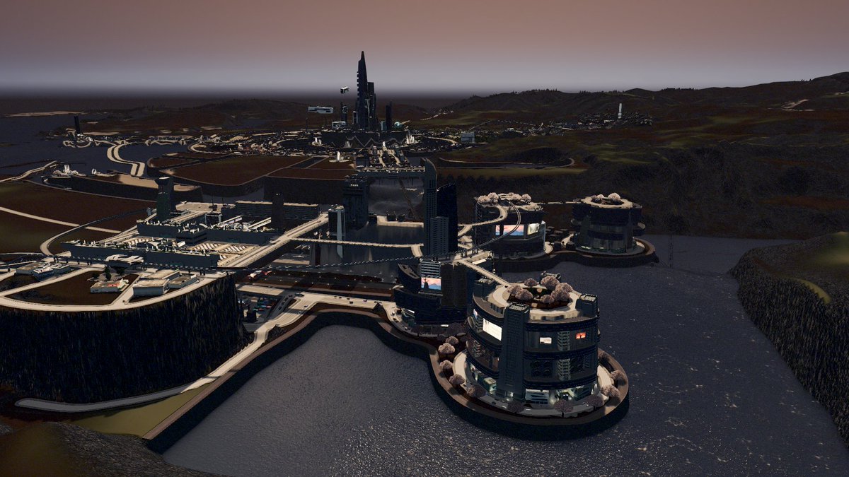 dadgamer020's tweet photo. Ares Polis: Futuristic City: 3.  https://t.co/0xuHAdVFV0
#CitiesSkylines  #paradoxinteractive #ColossalOrder #citybuilder #gaming #pcgaming #videogames #digitalart #screenshot #TuesdayMotivation https://t.co/ybFjhZwVDy