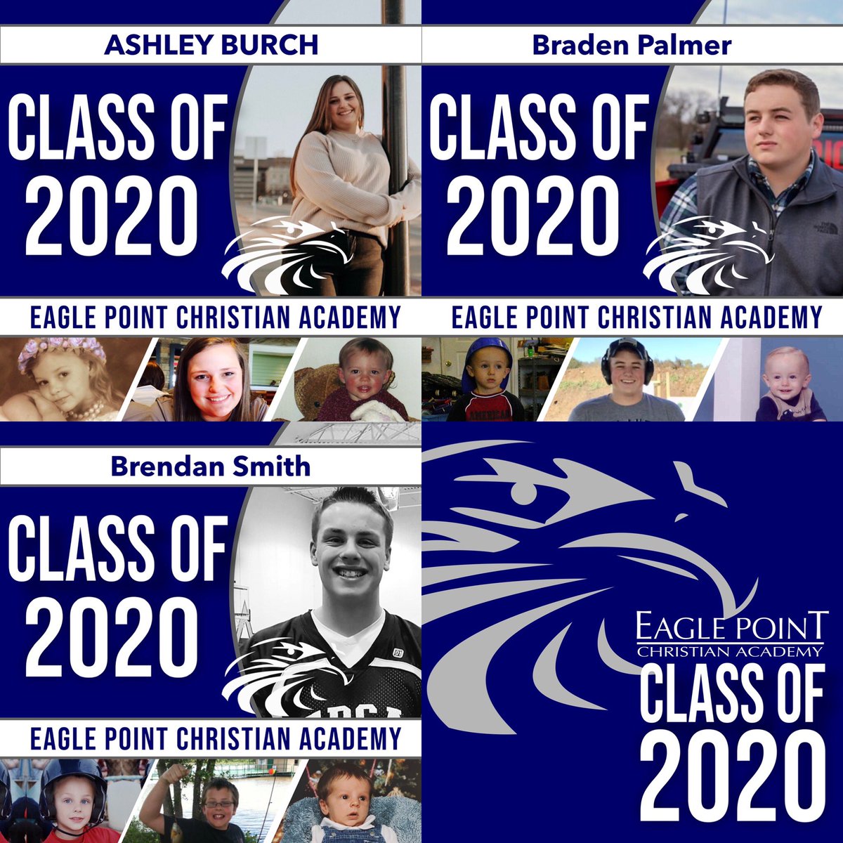 EPCASapulpa's tweet photo. One more big shout out to all of our graduating class of 2020! We are so incredibly proud of you. 
I know the plans I have for you,” declares the LORD, “plans to prosper you and not to harm you, plans to give you hope and a future. 
#EaglePointSeniors #EaglePointClassof2020 https://t.co/HWld5KPtFc