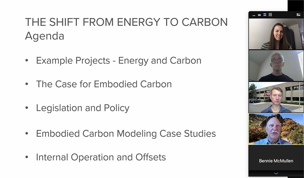 ACEC_CO's tweet photo. Over 40 participants joined us for this morning's #A3LC Committee @AGC_Colorado @AIAColorado Meeting to hear from Paul Hutton from @CuninghamGroup present on "The Shift from Energy to Carbon" with co-presenter Maria Petrova https://t.co/zyWbaBKZul