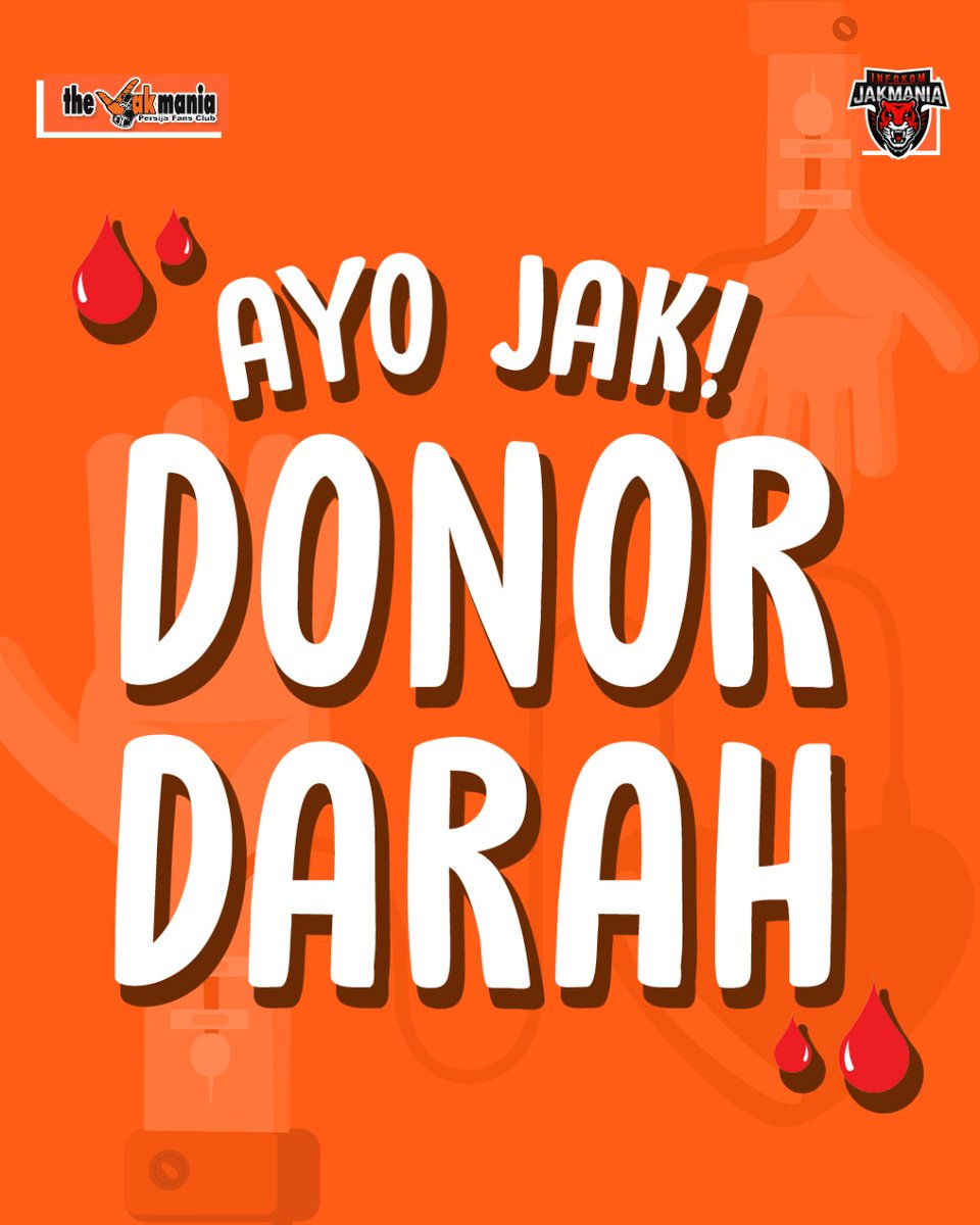 InfokomJakmania's tweet photo. Pandemi Covid-19 atau yang biasa juga disebut virus Corona dampaknya bagai efek domino. Semua lini dan segala aspek merasakan perubahan atas apa yang sedang terjadi.

Tetesan darah-Mu sangat berarti untuk mereka yang membutuhkan, Jak! 👆💛
_
#AyoDonorDarah
#InfokomJakmania https://t.co/v5us4Bvfeu