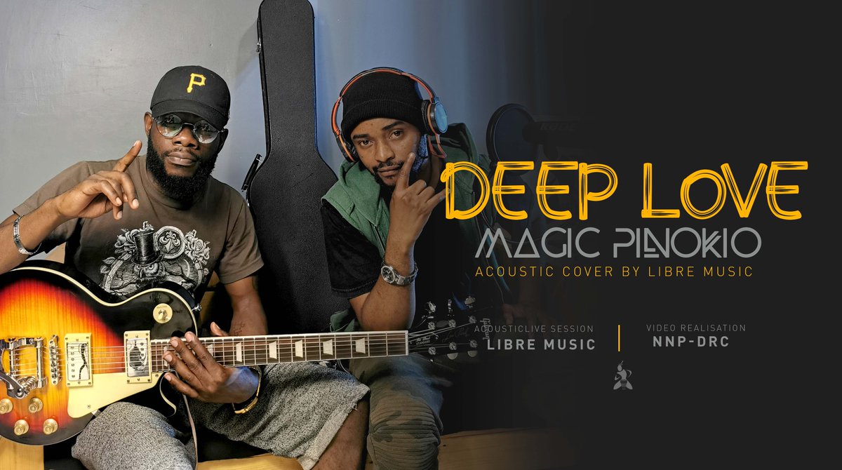 magicpinokio's tweet photo. Le COVER 100% acoustic #DEEP_LOVE de Magic_Pinokio Ft Libre_Music #ThekeyKitulo.
LINK : https://t.co/Bz63G22xmk
#RDCongo #Goma #NordKivu #art #artist #nnp #stayathome #StayHome #musique #DeepLove
Crédit Photo : @JustinKasereka
Design : @nnp_drc
Guitar : #libre_music https://t.co/3SYHgwiGYC
