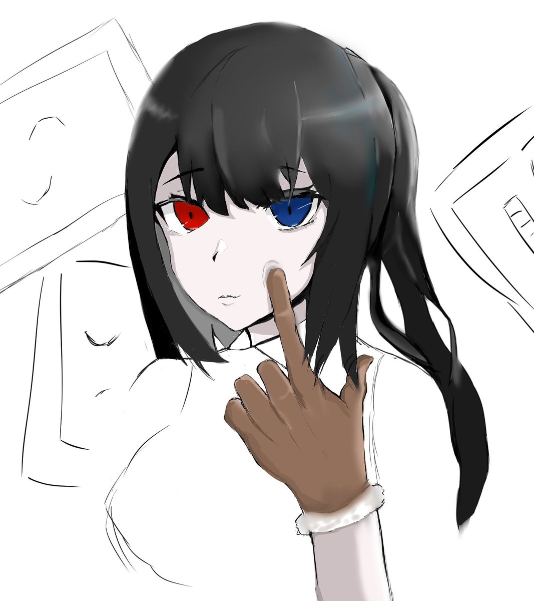 いねむり エ 夜会 على تويتر デジタルイラスト10何日目かです W 笑えないロボットちゃん イラスト好きさんと繋がりたい 絵描きさんとつながりたい オリキャラ デジタルイラスト 練習中