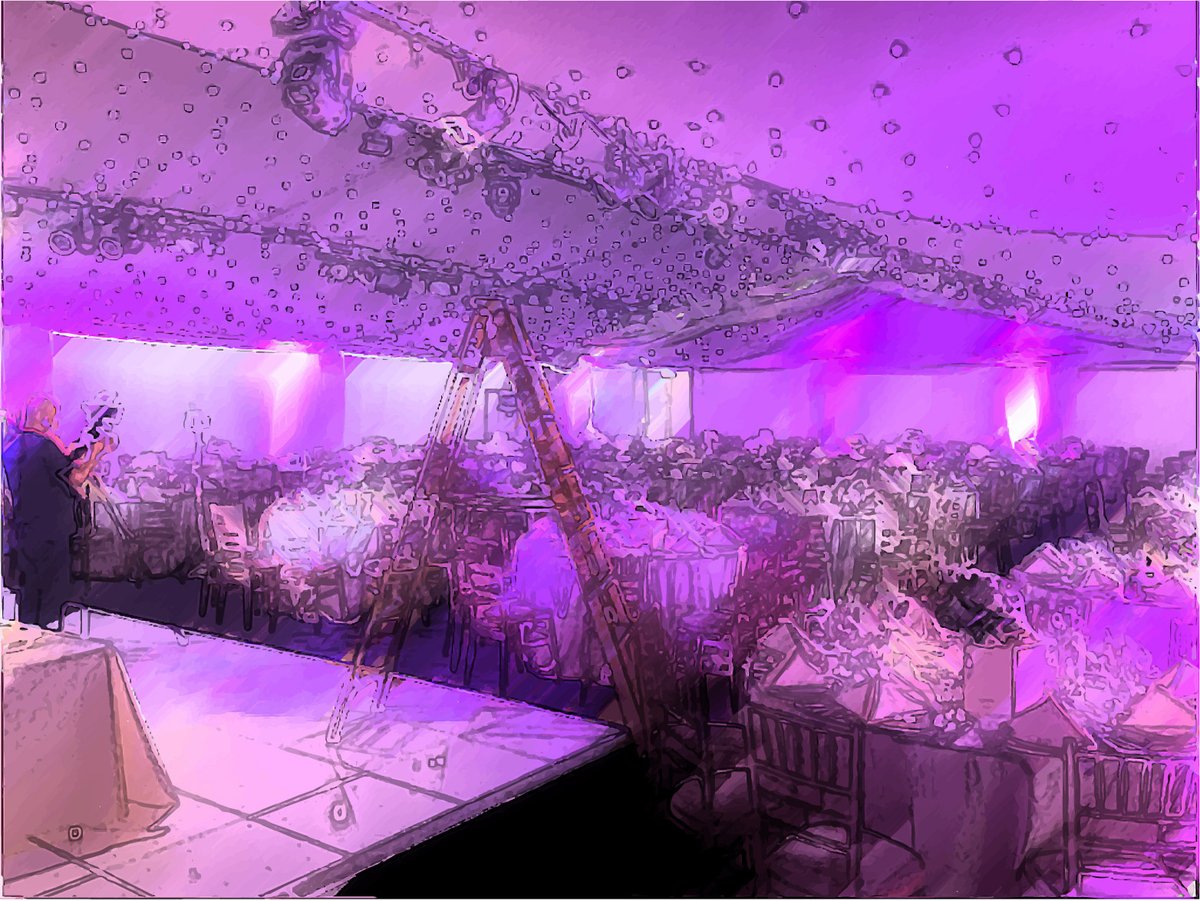 Oh to be back to the events world, love waiting for the guests when the event is all ready to go. This is a painting on ipad from an event I worked on last year.
