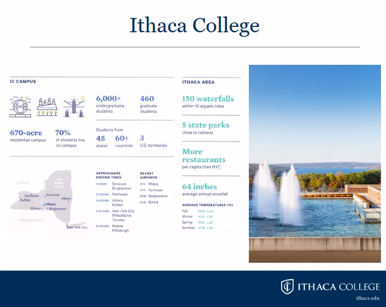 McLeanSchoolCC's tweet photo. Thank you to V. Rhooms '18 of @ithacaadmission for meeting w/ our students via @zoom_us for a virtual rep visit! @McLeanSchool students came w/ great questions & it was great to hear about @IthacaCollege from both an Admissions Rep & an Ithaca Alum!
#McLeanSchool #VirtualRepVisit https://t.co/hgHdtpd1gf