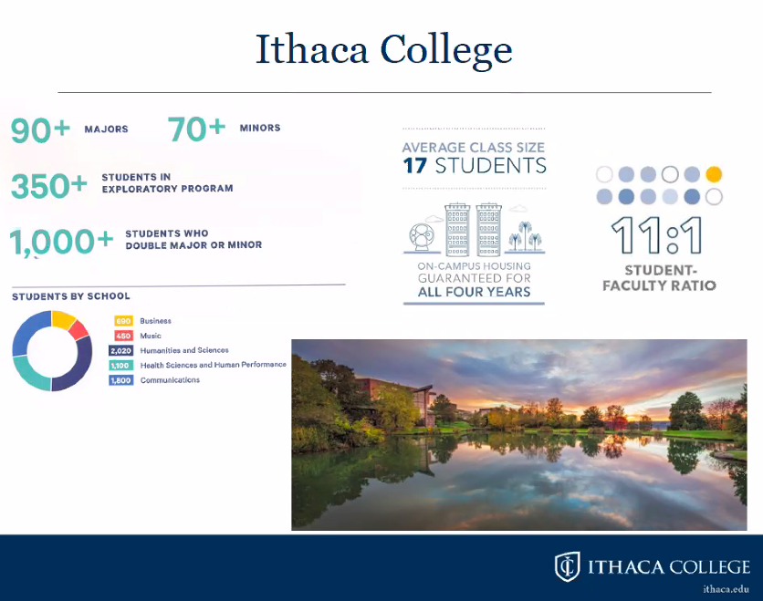 McLeanSchoolCC's tweet photo. Thank you to V. Rhooms '18 of @ithacaadmission for meeting w/ our students via @zoom_us for a virtual rep visit! @McLeanSchool students came w/ great questions & it was great to hear about @IthacaCollege from both an Admissions Rep & an Ithaca Alum!
#McLeanSchool #VirtualRepVisit https://t.co/hgHdtpd1gf
