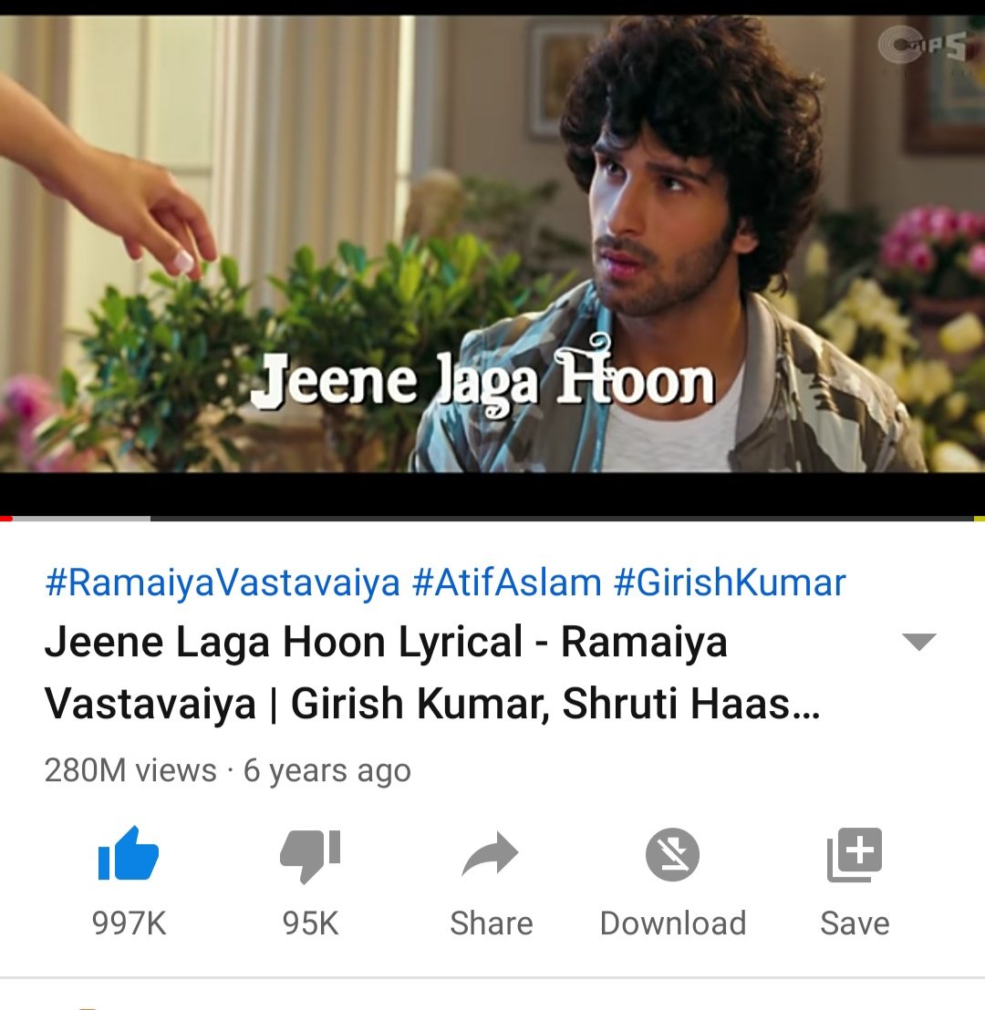 3K Likes More To 1Millions Likes 
#JeeneLagaHoon 
#AtifAslam