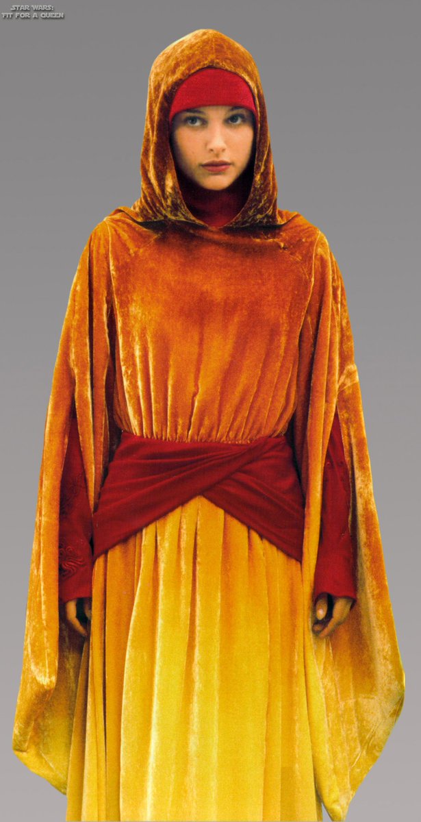 11. flame handmaiden (tpm)another iconic look. that ombre dye job is incredible, and despite the fabric looking heavy it moves beautifully. and the effect of having multiple handmaidens in a group is awesome.