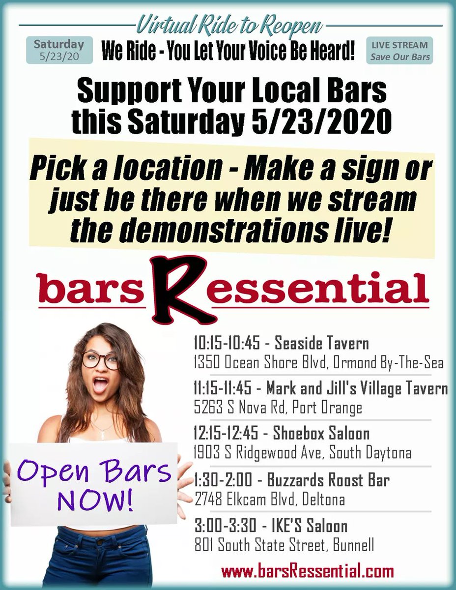 This Saturday. Show your support for bar workers getting back to work. @clairemetzwesh  <a href="/ClaytonPark3/">Clayton Park</a>