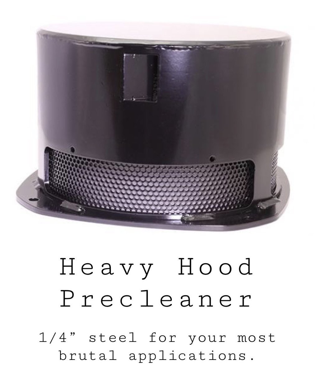 centripreclean's tweet photo. Need a precleaner that holds up to the most extreme applications? Check out our Heavy Hood precleaner made from 1/4” Steel!

#centri #airfiltration #forestry #mining #equipment #madeintheusa #precleaner #toughequipment https://t.co/HduYiXAu1b