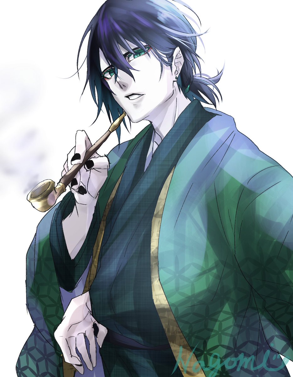 なごみ V Tvittere 和服 煙管 紅は最強って地元の紅一点婆さんも言ってた 今日のウルキオラ