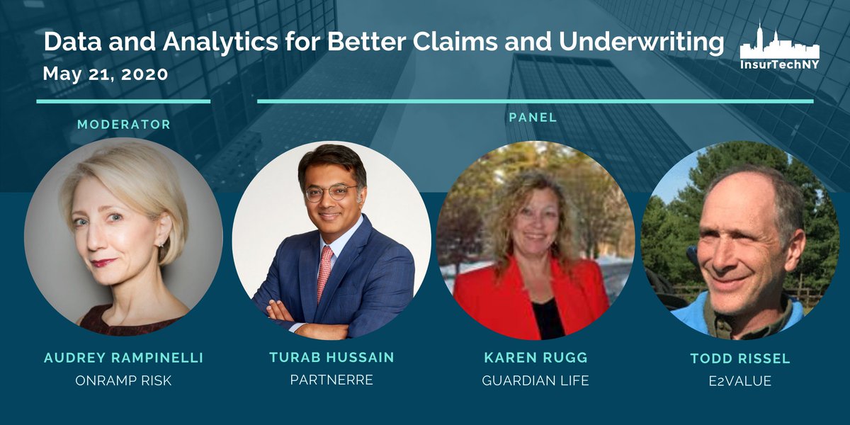 InsurTechNY's tweet image. This Thursday, May 21st, learn how #claims leaders are leveraging #advanceddata capabilities to augment the workflow of #adjusters, cut the time necessary to adjust claims, and predict and prevent fraud early in the process. Register here: eventbrite.com/e/insurtech-ny… #insurtechny
