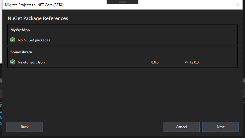 Looking forward to the #dotnet 5 content at #MSBuild! Nearly ready to launch our next beta feature: Net4.x -> NetCore3.1 project conversion for WPF, WinForms and more.