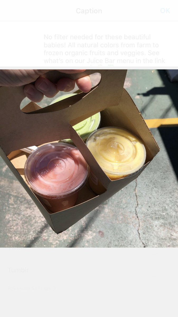 No filter needed for these babies! Thesecolors come straight from farm to frozen organic fruits and veggies! Which is all we use in our juices and smoothies. Stop by or call in your order so you can get your greens (pinks and yellows!) in while sipping on something sweet!