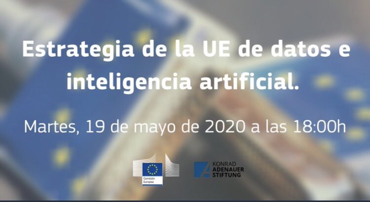 EuropeDirectRMu's tweet image. #NosQuedamosEnCasa y estamos “Estrategia de la #UE de #datos e #InteligenciaArtificial” #BigData #tecnologíadigital #internetdelascosas #digitalización #economíadedatos ¡Qué interesante y qué nivel @nuriaoliver @LorenaBoix! Excelente iniciativa de @ComisionEuropea y @kas_madrid