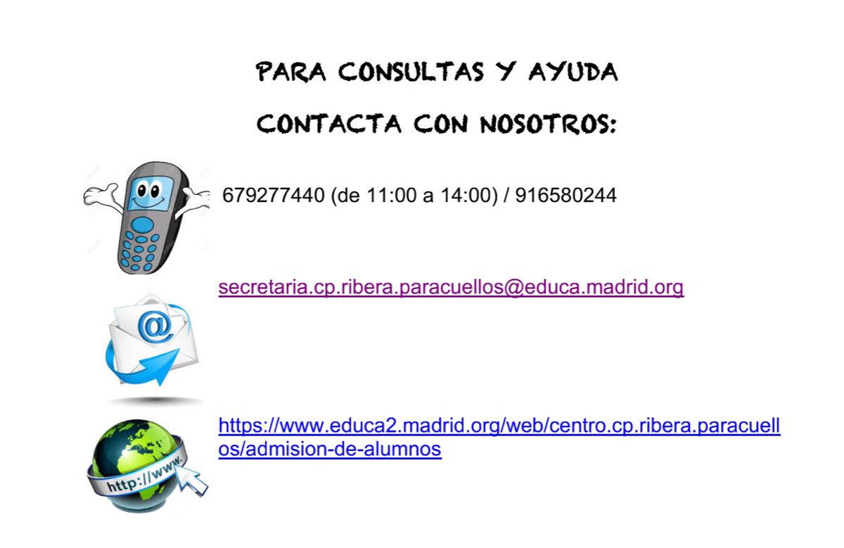 Desde hoy y hasta el 5 de junio puedes solicitar plaza en nuestro centro